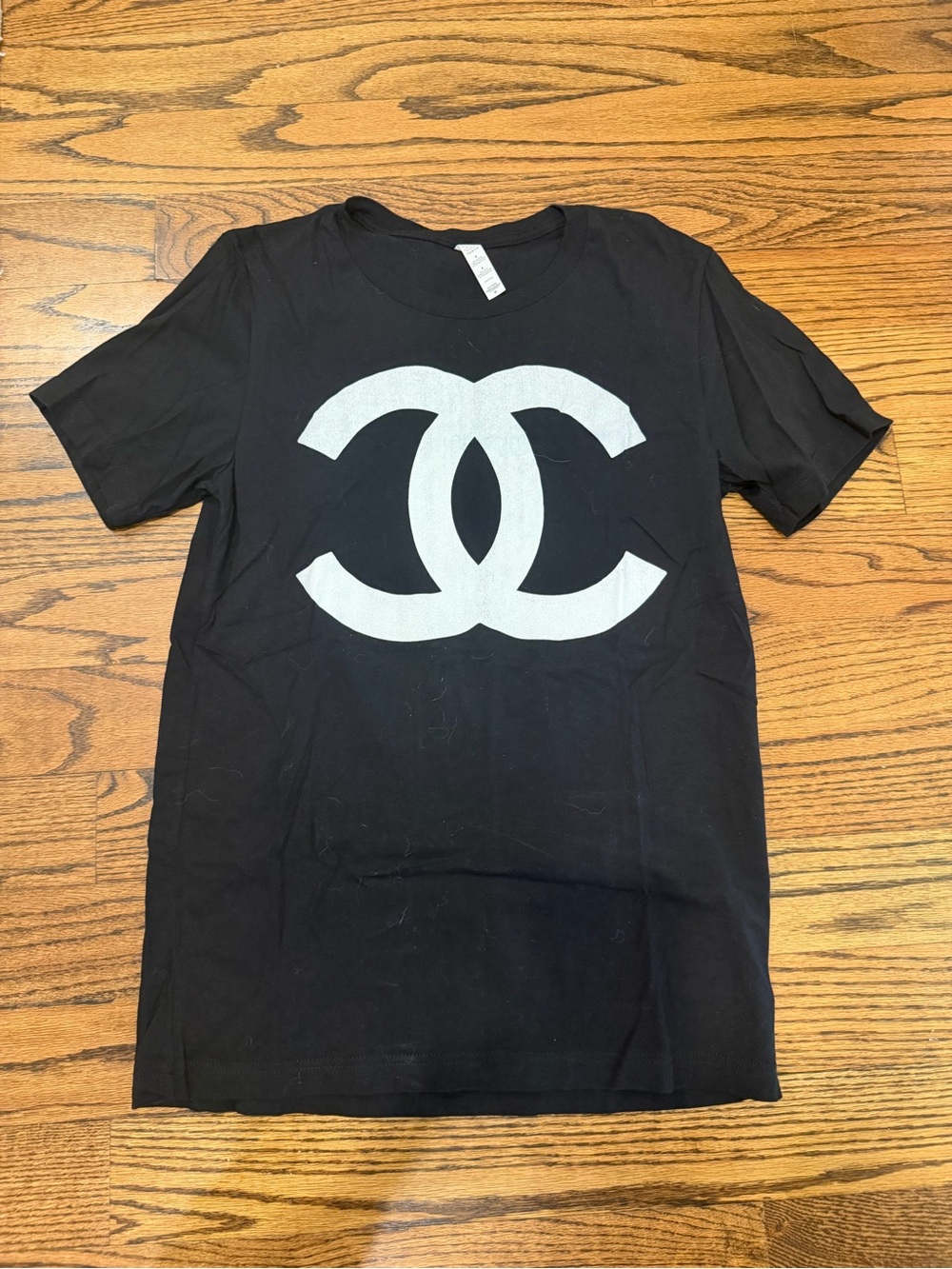 Black “Chanel” Tee